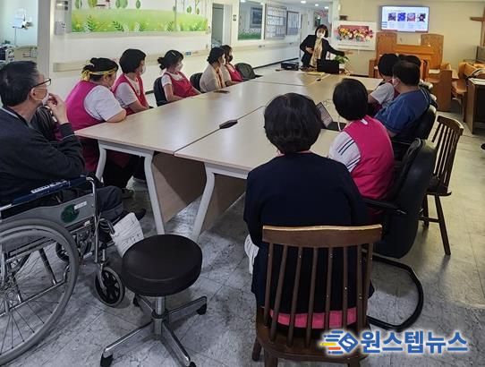 안양시 만안구보건소, 찾아가는 요양원 감염병 예방 관리 교육 실시