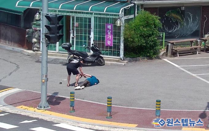 땡볕 속 쓰러진 어르신 구한 이천 시민의 빛나는 선행