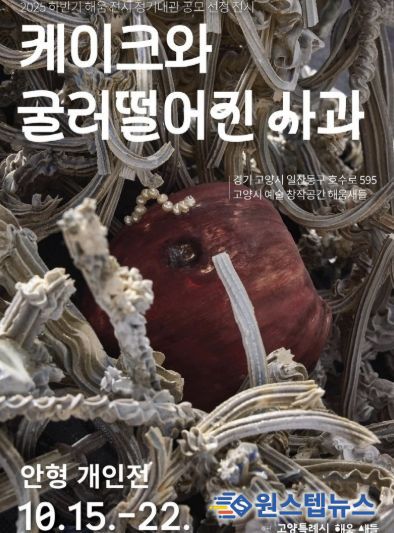 안형 개인전 홍보문