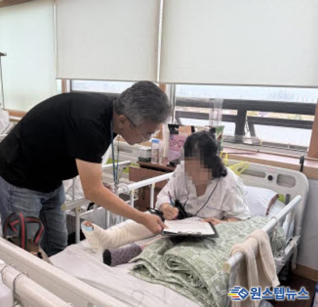 수원시 장안구 연무동, 관내 요양병원에 민생회복 소비쿠폰‘찾아가는 신청’ 2차 실시