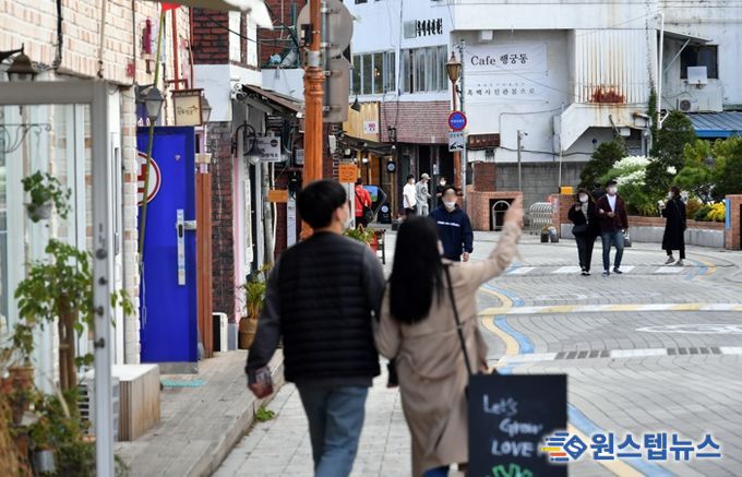 행리단길 전경