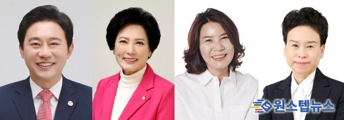 사진 왼쪽부터 조례안을 발의한 한갑수 이진분 김유숙 이지화 의원