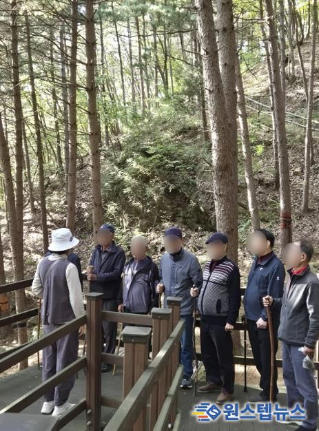 동두천시치매안심센터, 송내2통 치매안심마을 대상 산림치유프로그램 실시
