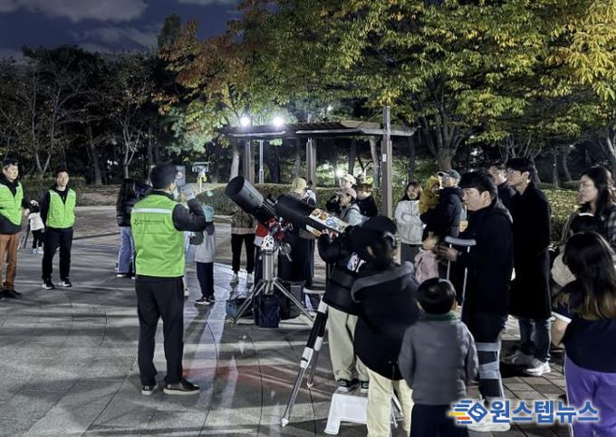 수원시 장안구 정자1동 주민자치회, '달보기 별보기' 행사 개최