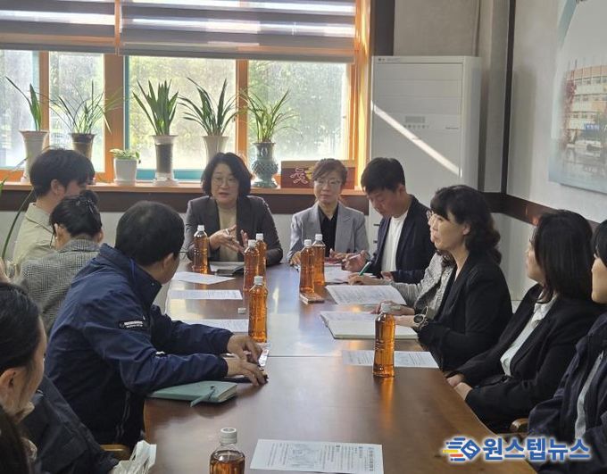 경기도의회 신미숙 의원, 통학버스 지원 중단 우려 현장 찾아…통학 불편 해소방안 논의