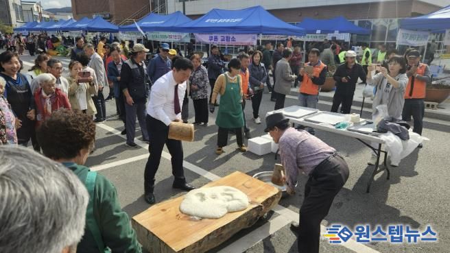 가평군 설악면 농산물 직거래 대장터 '성황'