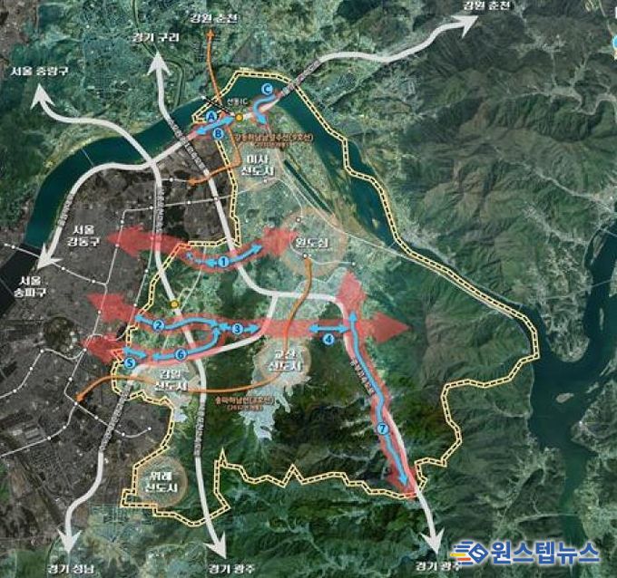 하남시, 7개 광역도로망 확충 본격화… ‘서울 30분 도시’ 완성 박차