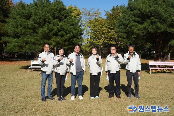 강원도특별자치도립화목원 방문한 평택시의회 산업건설위원회