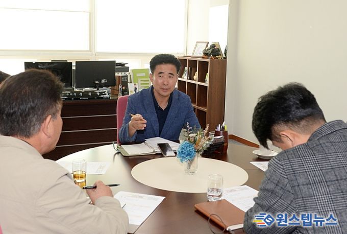 오산시의회 성길용 부의장, 마을버스 운수업체 대표들과 간담회