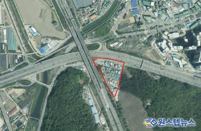 상록구 '건건3지구' 위치도