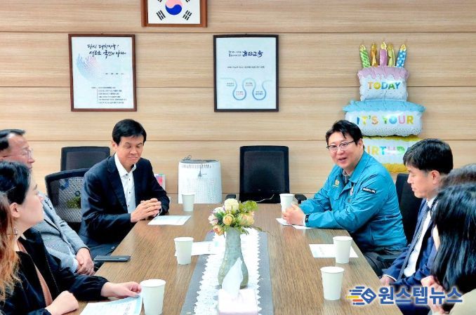 권순용 의원, 학교급식 현장 점검 및 조리 실무사 의견청취’간담회