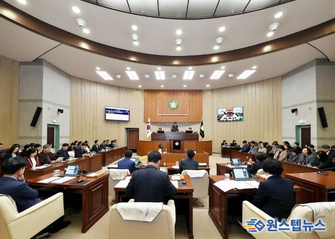 의왕시의회, 제315회 임시회 의사 일정 마무리