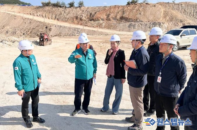 김수종 부의장, 미포지구 국가선업단지 및 자동차 일반산업단지 현장방문
