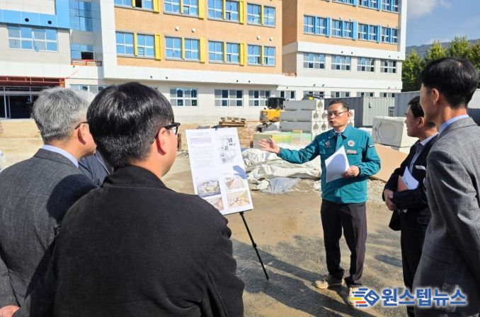 문석주 의원, 농소중학교 그린스마트미래학교 현장점검