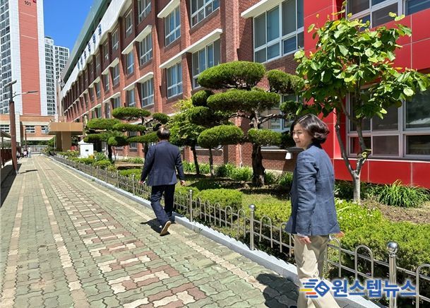 김효정 의원(국민의힘, 만덕ㆍ덕천) 백산초 현장방문