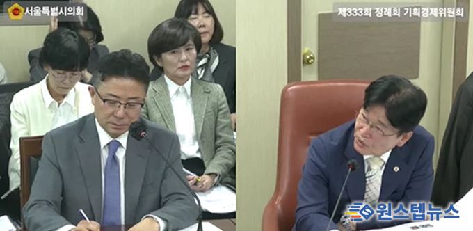 김용일 서울시의원, 경제실 행정사무감사에서 청년인턴 정규직 전환 저조 및 비더비 공간 활용 효율성 지적