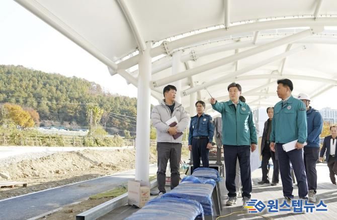 방세환 광주시장, 동절기 대비 대형 공사현장 안전 점검 실시