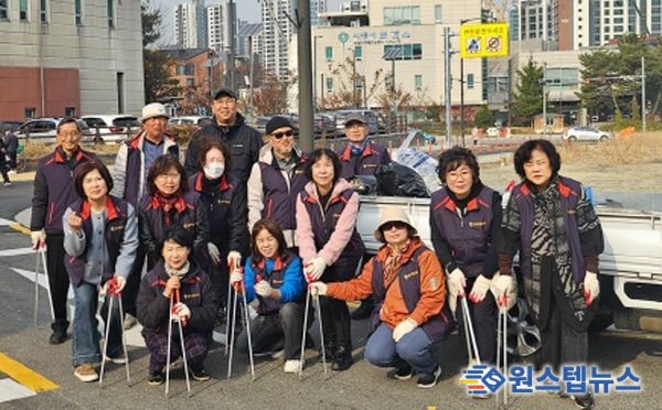 고천동통장협의회 가을맞이 환경정화활동 실시