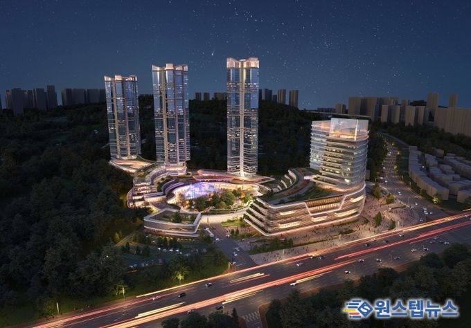 대규모 종합병원(고려대학교 의료원) 조감도