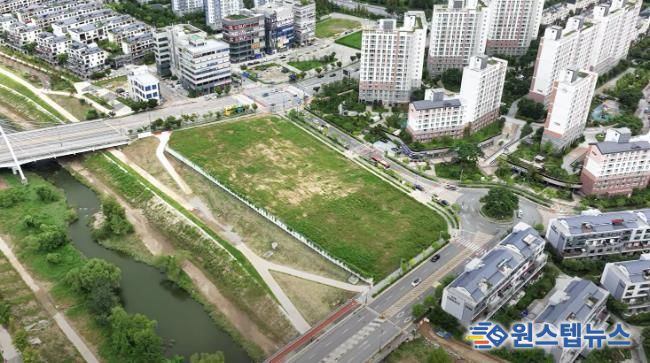 화성시립미술관 부지 항공사진