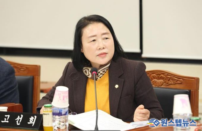 고선희 인천 서구의원, 여성용품 지원 집행률 하락···미성년자는 보호자 안내 병행해야