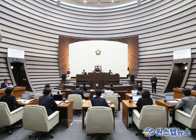 광주시의회, 제321회 제2차 정례회 개회… 내년 본예산 등 처리