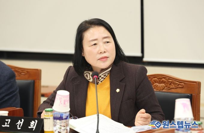 고선희 인천 서구의원, 원도심 학교 통학로에 인도 없는 이면도로 많아...보도 확보 촉구