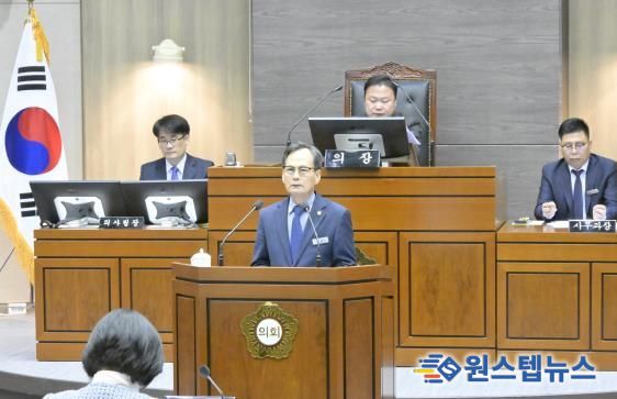 순창군의회 최용수 의원 5분 자유발언