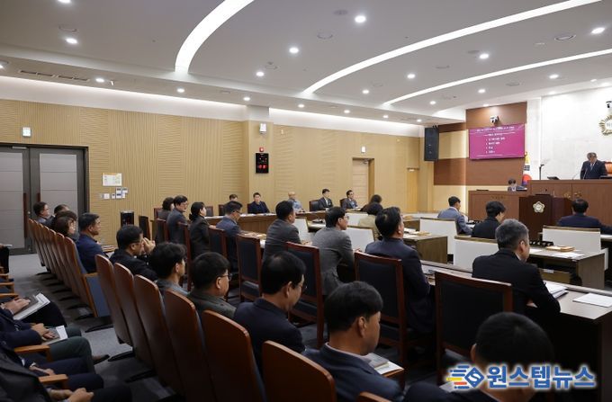 서천군의회, 제337회 제2차 정례회 개회, 2025년도 마지막 회기 일정 돌입