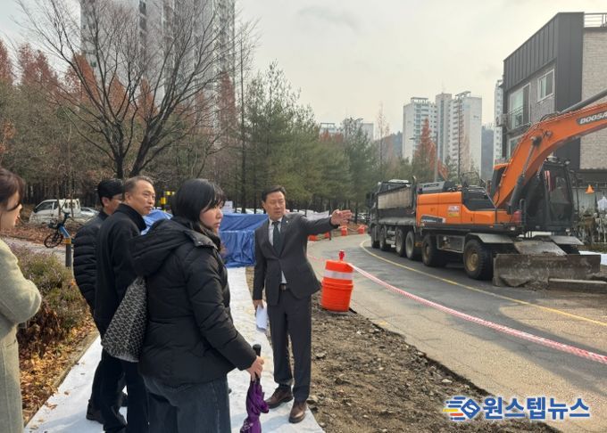 성남시의회 더불어민주당 이준배 대표의원 현장방문