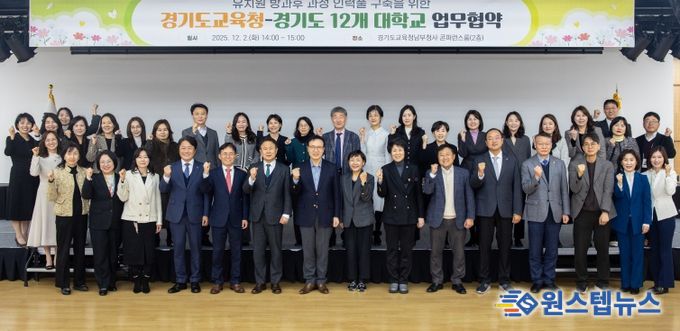 유치원 방과후 과정 인력풀 구축 업무협약식