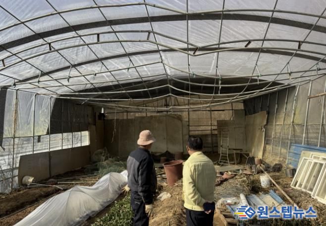 시흥시 매화동, 겨울철 주거용 비닐하우스 안전 점검 추진
