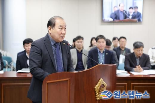 강정일 전라남도의원, 전라남도 도시계획 조례 개정안 대표발의