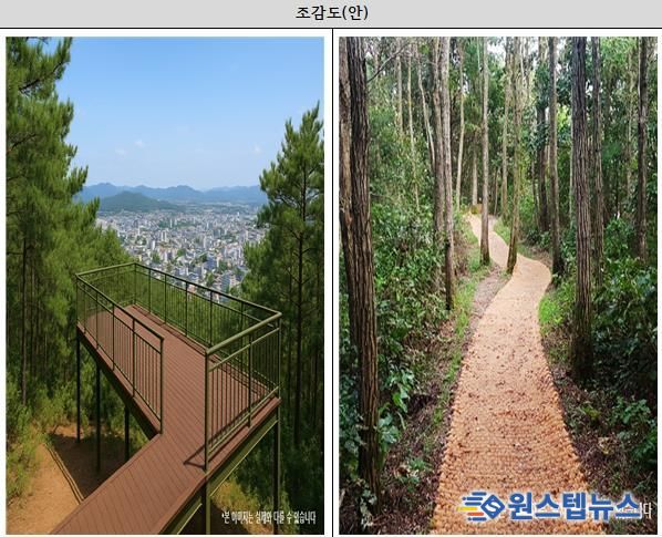 용문 어미산, 명품 산책로 조감도