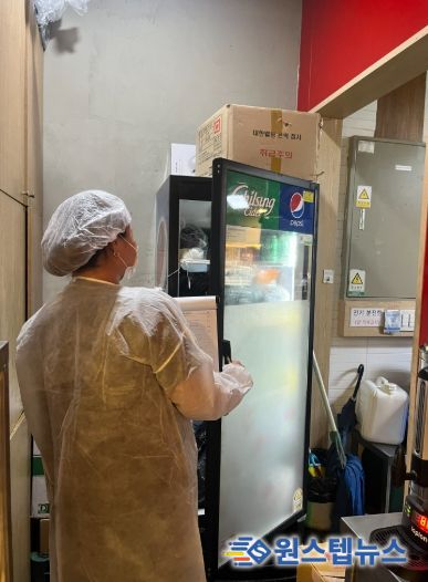 '2025년 하반기 위생등급 지정 음식점'을 대상으로 사후관리 점검을 실시하고 있다.