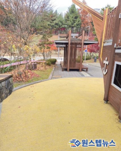 보물선어린이공원 고압세척 정비 완료