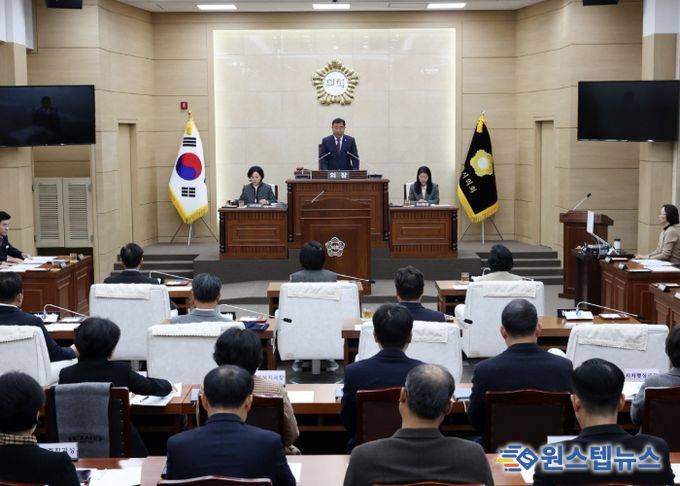 계룡시의회, 제185회 2차 정례회 모두 마무리