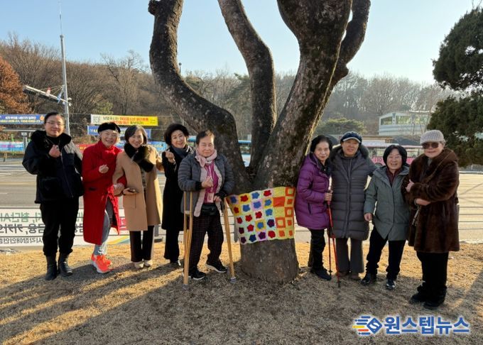 남양주시, 장애인 손뜨개 작품으로 청사에 겨울온기 더해
