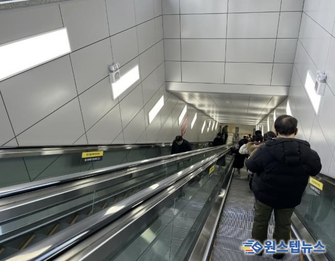 GTX-A 킨텍스역 이용객들(사진 제공=고양시 소셜기자단)