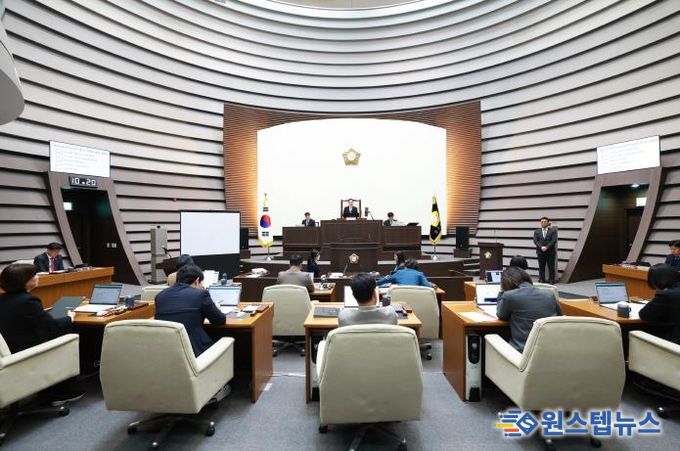 광주시의회 제321회 제2차 정례회 개회