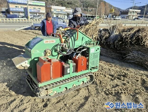 포천시, 영농 부산물 파쇄 지원으로 산불 예방·미세먼지 저감 나선다