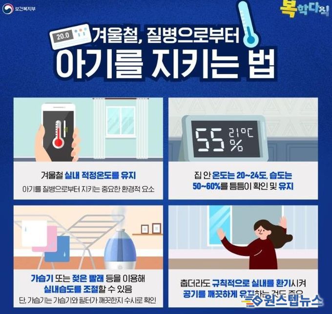 소아 호흡기 건강관리 안내문