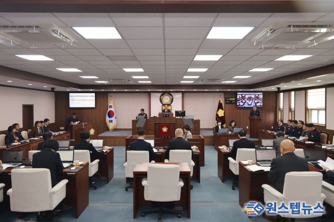 제296회 합천군의회 임시회 개회