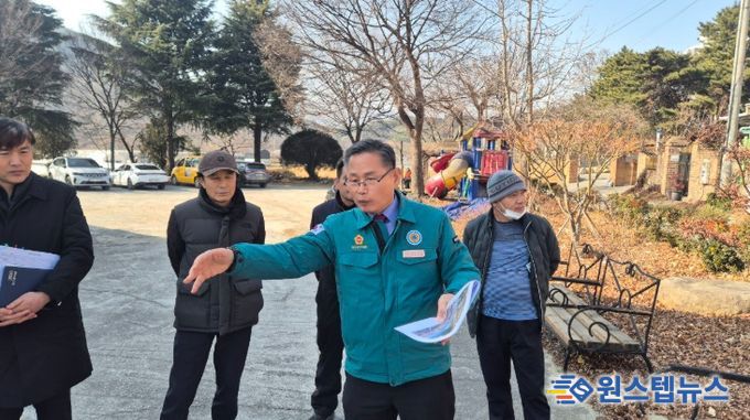 문석주 의원, 북구 산업로 이화중일원 내 지선관로 부설공사 관련 현장점검