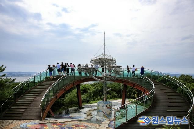 바다향기수목원 전경