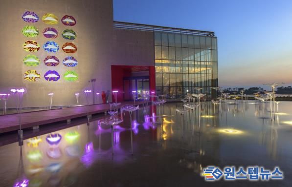 유리섬박물관 전경.