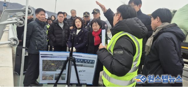 박명숙·이혜원 의원, 양평대교·양근대교 추락 방지 안전난간 설치 앞두고 현장 사전점검