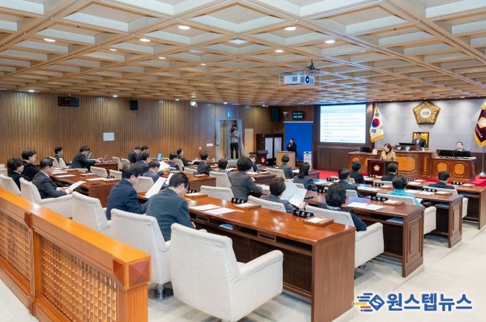 제332회 임시회 제2차 본회의 전경