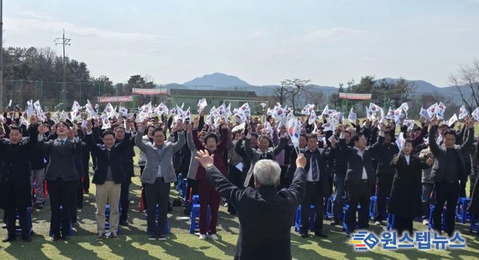 신둔면 한천회, 제107주년 3.1절 기념행사 개최