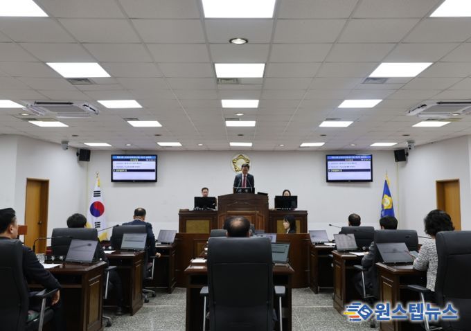 제311회 산청군의회 임시회 폐회